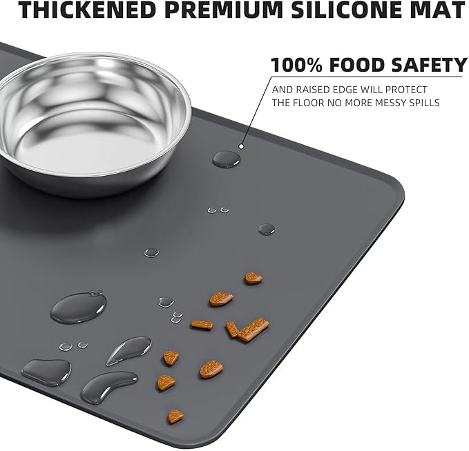 Elevated Whisker Friendly Cat Bowls, 15 Tilted Stand Anti Vomiting Raised Dishes for Food and Water, Stainless Steel Bowls for Cats and Puppy - Image 3