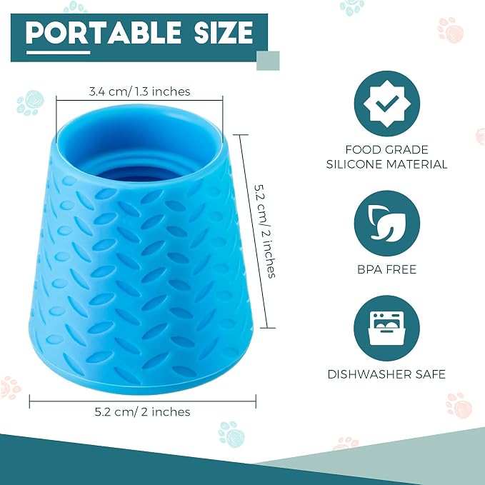 3 Pieces Portable Outdoor Shower for Dogs, Bottle Attachment Outdoor Water Sprayer Accessory, Works with Most Plastic Water or Soda Bottles from 16 oz to 2 Liters (Sky Blue, Light Green, Orange) | Portable Outdoor Use, Fits 16oz to 2 Liter Plastic Bott... - Image 6
