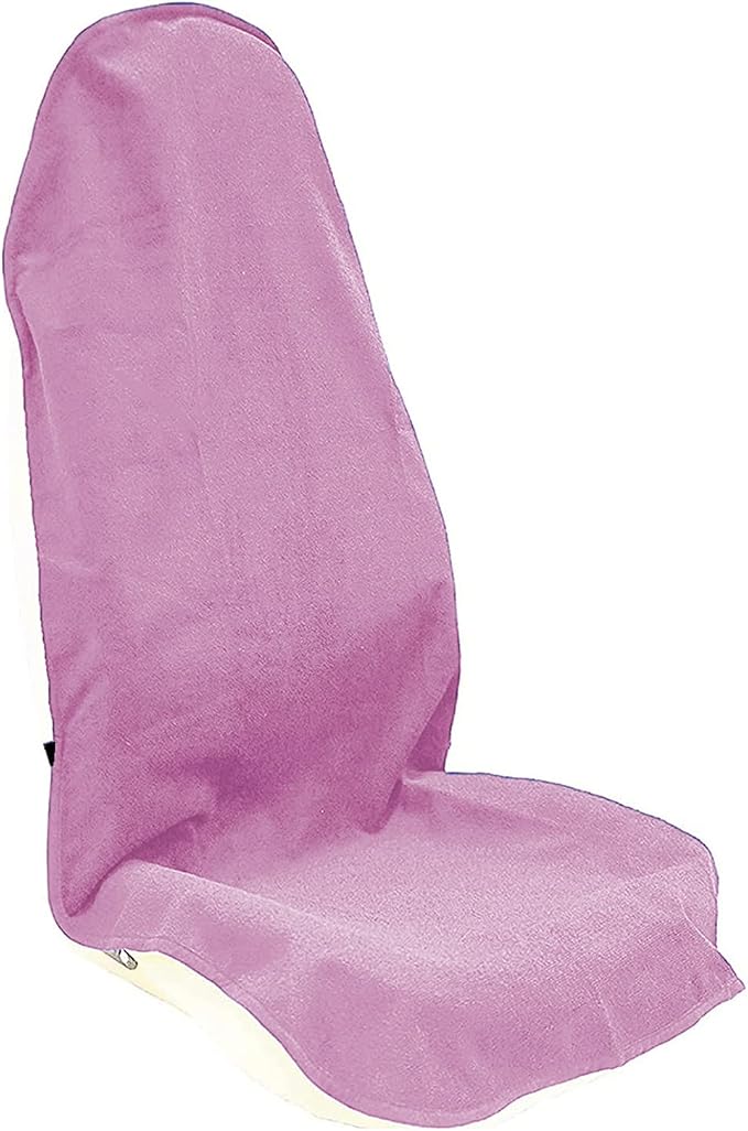 Car Seat Cover Protector Front Seats,for Gym Workout,Running,Swimming,Beach and Hiking,Waterproof Sweat Towel Bucket Seat Covers for Cars SUV Trucks (Pink, 1Pcs) by LoyaGour