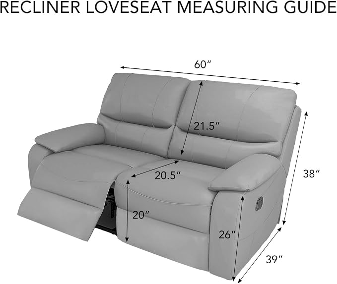 PureFit Super Stretch Loveseat Recliner Sofa Couch Cover with Pocket | 2 Seats Non Slip Soft Sofa Slipcover, Washable Reclining Furniture Protector for Kids, Pets (Recliner Loveseat, Wine) - Image 6