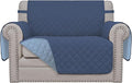 Easy-Going Oversized Chair Sofa Slipcover Reversible Sofa Cover Water Resistant Couch Cover Furniture Protector Cover with Elastic Straps for Pets Dog (Oversized Chair, Dark Blue/Light Blue) | Machine Washable Slipcover For Dogs, Water Resistant Furnit... by Easy-Going