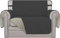 Easy-Going Reversible Couch Cover, Chair 30 in, Dark Gray/Beige | Machine Washable Slipcover For Dogs, Water Resistant Furniture Mat For Living Room, Non-Slip Sofa Cover, Pet Friendly by Easy-Going