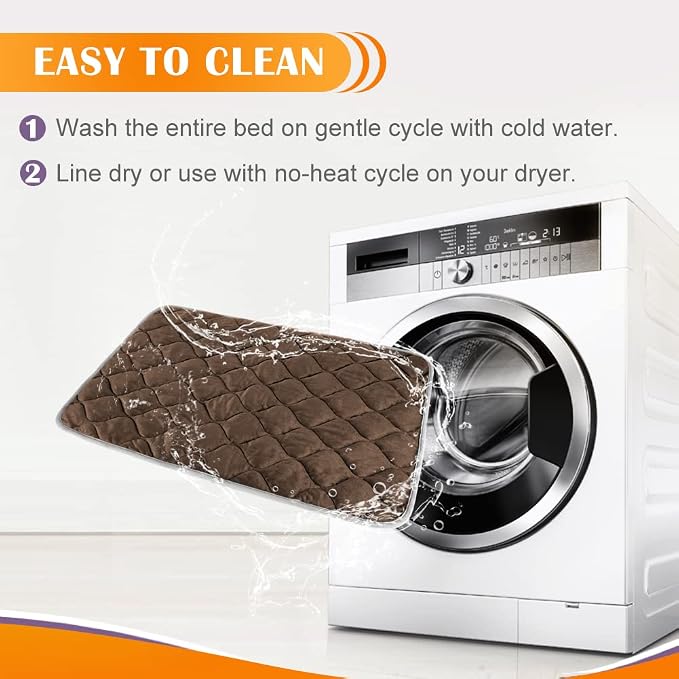 Self Warming Cat Bed Self Heating Cat Mat Thermal Pet Bed Mat Self-Warming Dog Crate Pad - Image 7