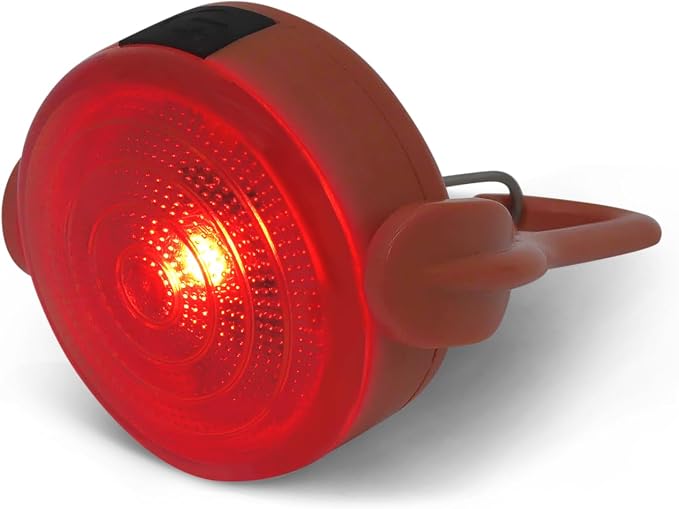 Rechargeable Adventure Light | Water Resistant Bright LED Clip-On Flashing Safety Light for Dog Walking, Running and All Outdoor Activities (Red) - Image 6