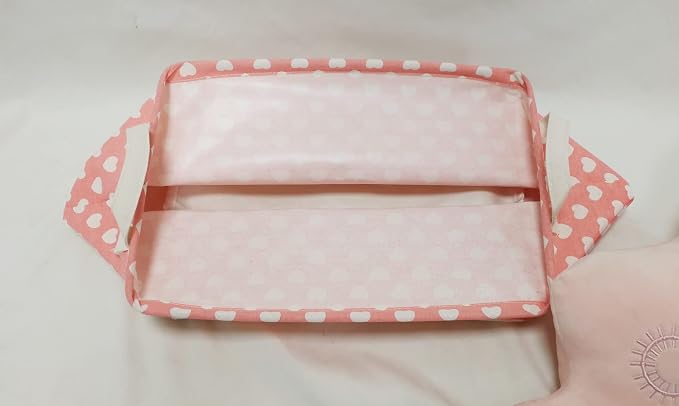 MAIZMZ Girls Storage Basket Pink Valentine's Day Gifts Basket Waterproof Organizer Nursery Bins Toy Box for Organizing Home/Dorm/Kitchen/Pet/Office/Closet/Shelf/Room Decor - Image 7
