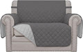 Easy-Going Reversible Couch Cover, Oversized Chair, Gray/Light Gray | Machine Washable Slipcover For Dogs, Water Resistant Furniture Mat For Living Room, Non-Slip Sofa Cover, Pet Friendly by Easy-Going