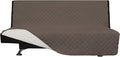 Easy-Going Reversible Couch Cover, Large Futon Sofa, Taupe/Ivory | Machine Washable Slipcover For Dogs, Water Resistant Furniture Mat For Living Room, Non-Slip Sofa Cover, Pet Friendly by Easy-Going