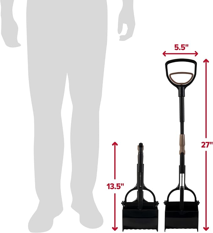 Arm and Hammer Claw Pooper Scooper for Dog Waste, Easy Yard Cleanup Tool | Pooper Scooper System Built for Convenient Pet Waste Cleanup - Image 2