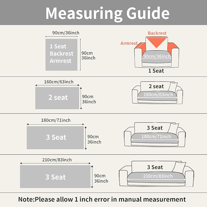 Couch Covers for Sectional Sofa, L Shaped Modular Couch Cover | 35”x83” Light Grey Velvet Non Slip Sofa Covers Washable for 3 Cushion Sofa, Couch Protect Against Pet Hair, Scratches Stains - Image 7