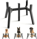 SHAINFUN Elevated Dog Bowl Stand for Medium Large Breeds, Adjustable Width for 7-10.6" Wide Bowls, 11" Tall Holder, 2-in-1 Raised Feeder (Bowl Not Included) by SHAINFUN