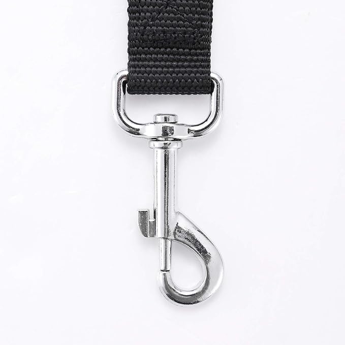 Strong Durable Nylon Dog Training Leash, 1 Inch Wide Traction Rope, 6 ft Long, for Small and Medium Dog (Black, 6 Feet) - Image 4