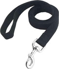 Strong Nylon Dog Leash, 4FT/ 5 FT/ 6FT Dog Leashes for Medium Large Dogs (6FT, Black) by MANDAO