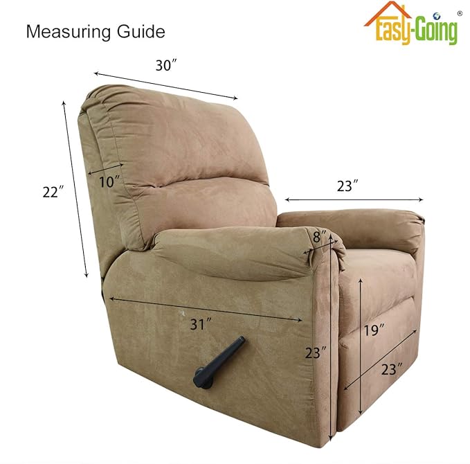 Easy-Going Reversible Couch Cover, Recliner 22 in, Brown/Beige | Machine Washable Slipcover For Dogs, Water Resistant Furniture Mat For Living Room, Non-Slip Sofa Cover, Pet Friendly - Image 7