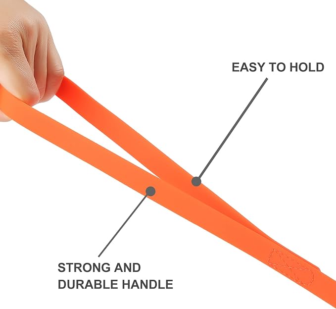 Waterproof Long Leash Durable Dog Recall Training Lead Great for Outdoor Hiking, Training, Yard, Beach and Swimming (Orange, 30ft) - Image 4