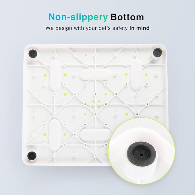 ALL FOR PAWS Interactive Cat Puzzle Feeder, Slow Feeder with Teaser Ball, Treat Maze Feeder & Brain Toy, Mentally Stimulating Enrichment Toy for Kittens & Indoor Cats - Image 6