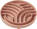 OHMO Slow Feeder Dog Bowl, 5.9" Lick Mat for Dogs, Tree of Life, Coral | Cat Slow Feeder Bowl, Anti Choking, Enrichment Toys, Easy Clean BPA-Free Silicone Feeding Bowl, Boredom and Anxiety Reducer by OHMO