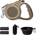 Retractable Dog Leash Automatic Telescopic Tractor Dog Tape | Pet Tape 10/16 FT Durable and Convenient, with Folding Bowl, Dispenser, Rubbish Bags, Suitable for Small and Medium Dogs by LIEVUIKEN