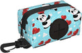 Dog Poop Bag Holder for Leashes - Lightweight Pet Waste Bags Dispenser Doggy Zippered Pouch for Puppy Walking Accessories(Panda) by Xalvyriehf
