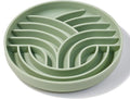 OHMO Slow Feeder Dog Bowl, 7.9" Lick Mat for Dogs, Tree of Life, Sage Green | Cat Slow Feeder Bowl, Anti Choking, Enrichment Toys, Easy Clean BPA-Free Silicone Feeding Bowl, Boredom and Anxiety Reducer by OHMO
