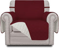 Easy-Going Reversible Couch Cover, Small Chair, Christmas Red/Ivory | Machine Washable Slipcover For Dogs, Water Resistant Furniture Mat For Living Room, Non-Slip Sofa Cover, Pet Friendly by Easy-Going