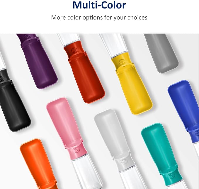 WePet Foldable Portable Dog Water Bottle Puppy Water Dispenser with Drinking Feeder, 19 OZ, High-Temperature Resistant Leak Proof for Pets Outdoor Walking, Hiking, Travel, Food Grade Plastic BPA Free - Image 8