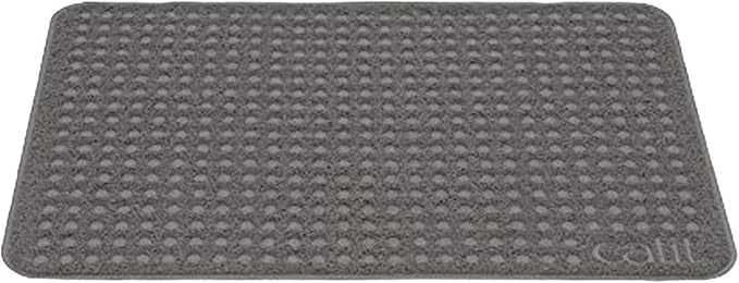 Catit Large Cat Litter Mat - Non-Slip, Easy Maintenance Design | Gentle on Paws - Traps Loose Litter by Catit