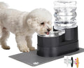 RIZZARI 5L Automatic Cat Water Dispenser: Elevated Filtered Cat Bowl | Durable Construction/Stable Base/Gravity Water Flow/Odor Reduction Filter/Elevated Drinking Position/Ideal for Indoor Spaces by RIZZARI