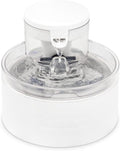PetSafe Outlast Pumpless Cat Water Fountain, 60 oz/1.7L, Dishwasher Safe | Pumpless HydroSpin Design Circulates 60 Oz Water, Ion-x Carbon/Ion-Exchange Filter, Smart Sensors Slow Flow at Night by PetSafe