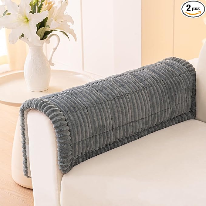 Awjcsv Couch Covers for Dogs Washable, Non Slip Sofa Protector Pet Friendly | Thick, Soft Furniture Cover, Against Pets Hair & Scratch, Fits Leather and Fabric Couches, 27.6" X 27.6" by Awjcsv