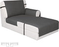 Easy-Going Reversible Couch Cover, Chaise Lounge, Dark Gray/Dark Gray | Machine Washable Slipcover For Dogs, Water Resistant Furniture Mat For Living Room, Non-Slip Sofa Cover, Pet Friendly by Easy-Going