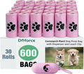 Dyforce 600 Count Dog Poop Bags Rolls with Dispenser Pink | Scented Leak Proof Pet Waste Poop Bags for Dogs 13x9", Extra Thick and Large Doggy Cat Litter Bags for Poops with Holder by DyforceHomeDecorCOLTD