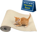2 Pack 118Inch Cat Carpet Protector for Furniture Couch - Self Adhesive Cat Scratching Mat for Wall Door & Sofa - DIY Trimmable Scratcher Pad Material - Replacement Rug for Shelf Tree. by Unknown