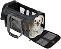 Sherpa Original Deluxe Travel Pet Carrier, Airline Approved & Guaranteed On Board - Charcoal Gray, Medium by Sherpa
