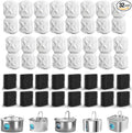 Cat Water Fountain Filter: 32 Cat Fountain Filter - 16 Filters & 16 Sponges | Compatible with Stainless Steel Cat Water Fountains for ATMZIQXR, GIOTOHUN, KOOGMOON, UMOCUOY, IHOUONE, and HOOISE. by Unknown