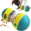 BSISUERM Dog Puzzle Toy Adjustable Treat Dispensing Ball Food Dispenser Tough Slow Feeder Puppy Enrichment Training Toy Pet Interactive Chase Toys for Small Medium Large Dogs to Keep Them Busy, Green by BSISUERM