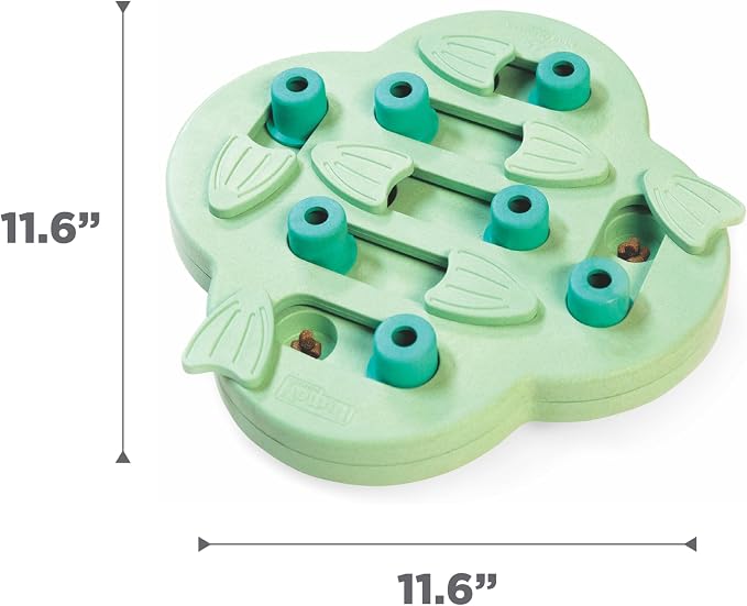 Outward Hound Nina Ottosson Puppy Hide N' Slide Dog Toy Treat Puzzle, 11.6" | Level 2 Intermediate, 14 Hidden Treat Compartments, Holds 1/4 Cup Kibble or Treats, Easy Clean, No BPA, Enrichment, Puppies - Image 7