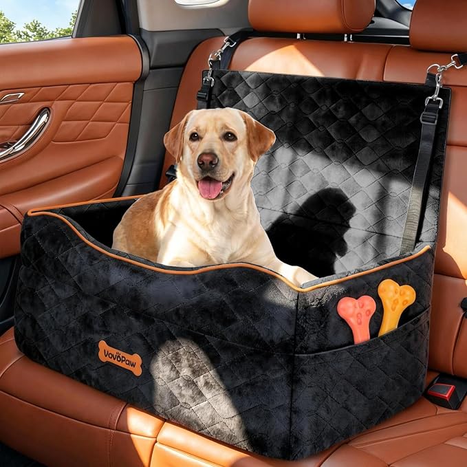 VavoPaw Medium Dog Car Seat Under 50Lbs or 2 Small Dogs Under 25Lbs by VavoPaw