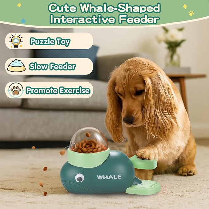 Interactive Dog Toys & Cat Toys for Indoor Cats, Dog Puzzle Toy Slow Feeder Bowl, Puppy Enrichment Toys, Interactive Cat Toys, Dog Feeder Puzzle Toy for Smart Dogs to Keep Them Busy - Image 5