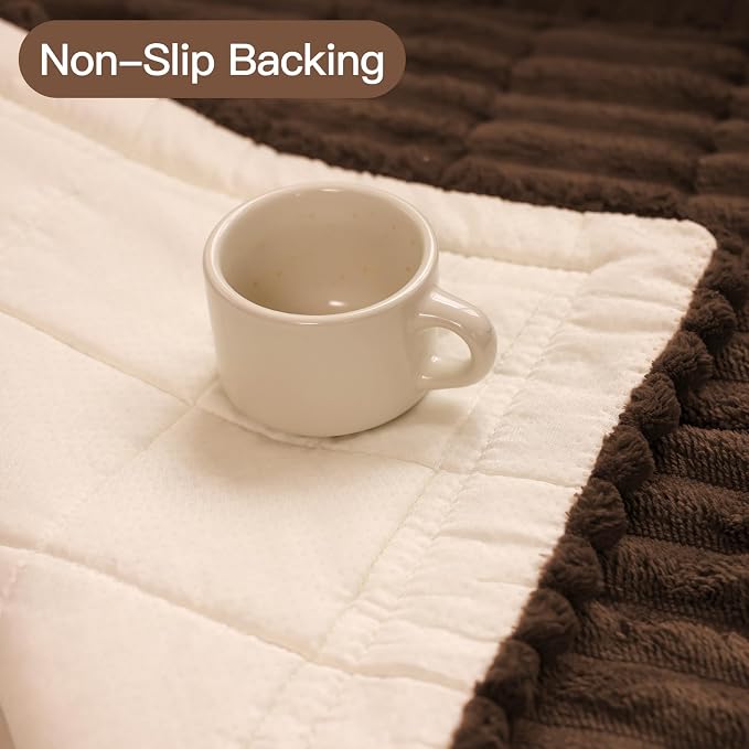 Pet Couch Cover for Sofa Couch Covers for Dogs, Non Slip & Pet Friendly | Non-Slip Backing, Machine Washable, Pet Friendly, Pet Hair & Scratch Protection, Sofa Cushion Protector(Brown, 27.6" x 82.7") - Image 5