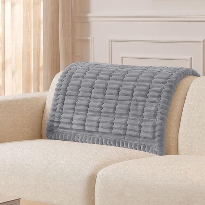 Smiry Couch Cover for Dogs, Non Slip Washable Sofa Protector for Pets | Soft Furniture Cover for Leather & Fabric Couches, Cozy Protect Against Fur, Dirt & Messes, Pet Friendly, 35.4"x35.4" by Smiry