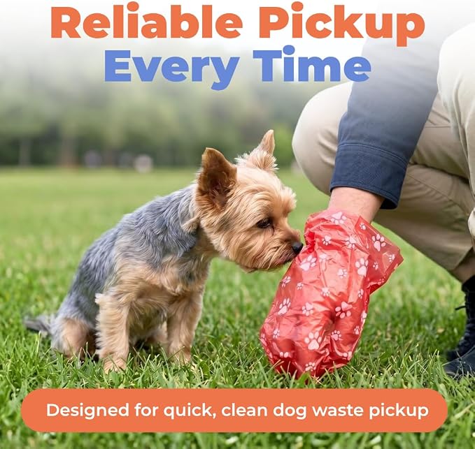 Best Pet Supplies Poop Bags for Dogs - Assorted Colors, 240 Count | Scented, Leak-proof, Easy-Tear perforations, 15 Thick Bags per roll, Outdoor Walking & Travel, Fits Standard Holders - Image 2