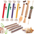 Kyouki Cat Toys Cat Chew Toys, Silvervine Sticks Catnip Rope Toys for Cats Teeth Cleaning, Kitten Dental Care, Kitty for Indoor Cats Increase Appetite,Enhances Oral & Dental Health (20 Pack) by Unknown