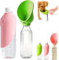 Dog Water Bottle Adapter Portable Silicone Dog Water Dispenser for Standard Water Bottles Leak Proof Outdoor Pet Water Feeder Bowl for Dog Cat Walking Hiking Travel Foldable Leaf Design by Unknown