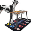 Elevated Dog Bowls for X-Large Dogs with Spill Proof Mat 2 X-Large 3000ML(13CUPS) Stainless Steel Dog Bowls, 16.5" Tall Raised Dog Bowl Stand,Dog Food & Water Bowls for Large, Extra Large Dogs by TIDANT