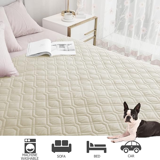 Ameritex Waterproof Blanket Reversible Dog Bed Cover Pet Blanket for Furniture Bed Couch Sofa - Image 4