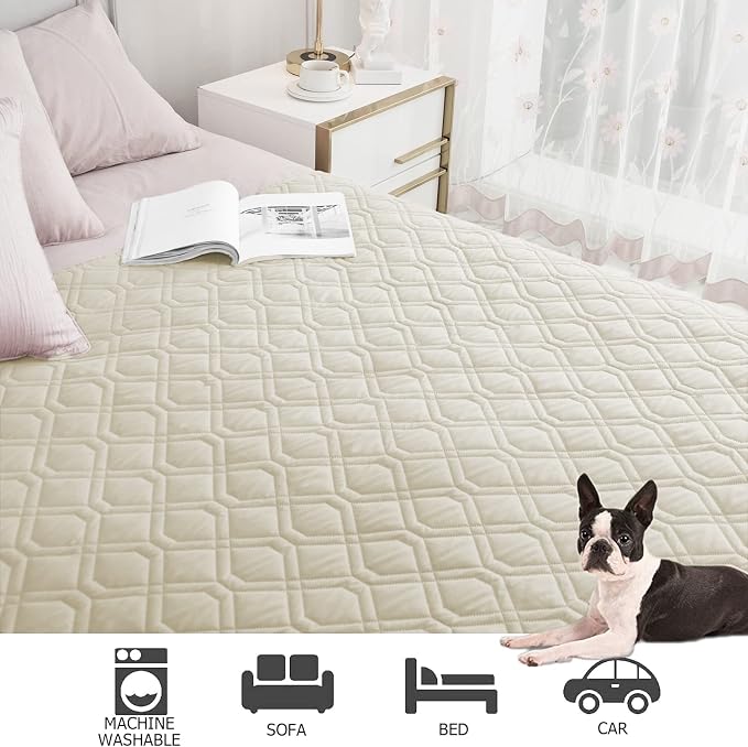 Ameritex Waterproof Blanket Reversible Dog Bed Cover Pet Blanket for Furniture Bed Couch Sofa - Image 4