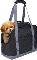 Dog Purse Carrier for Small Dogs, Soft Sided Pet Carrier with Pockets, Foldable Dog Carrier Purse for Puppy, Rabbit, Cat, Washable Breathable Pet Carrier, Dog Carrier Bag for Outdoor Shopping Travel by Homsunyi