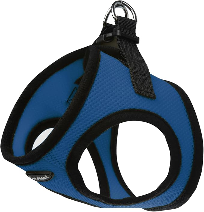 Bark Appeal Blue Step-in Dog Harness for Extra Small Sized Pets – Updated Sizing, Re-Measuring is Essential – Soft Vest Harness – Anti-Choke with Adjustable Strap & Heavy Duty Clip – XXS by BarkAppeal