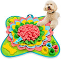 Snuffle Mat for Dogs Pet Treats Feeding Mat for Small/Medium Breed Dogs Non-Slip/Portable/Durable Interactive Dog Puzzle Toys Encourages Natural Foraging Skills (Pink) by Meilzer