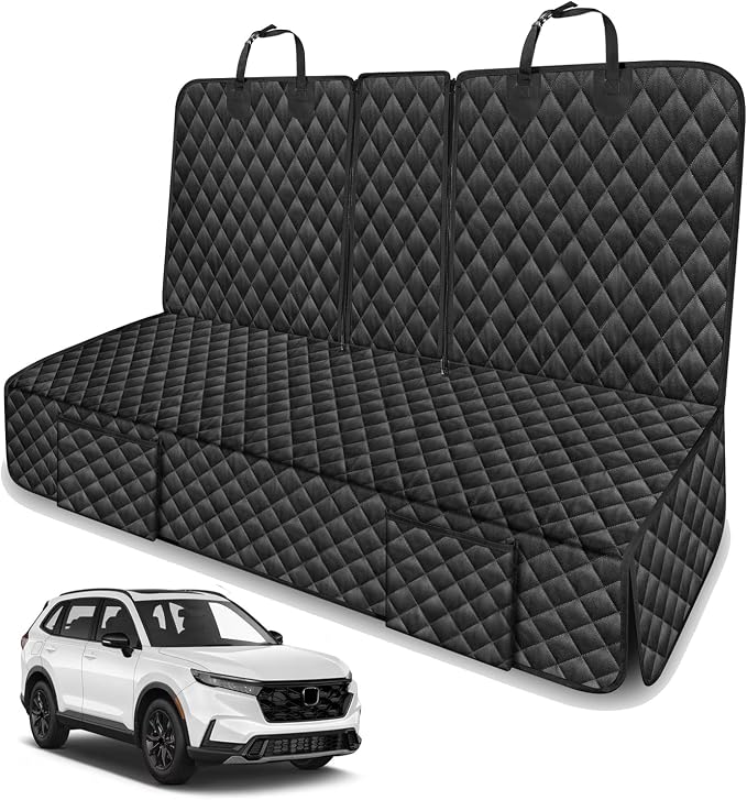Dog Car Seat Cover for Back Seat for Honda CRV CR-V HRV 2027 2026 2025-2000 | Rear Seat Accessories Waterproof Pet Bench Backseat Covers by Unknown